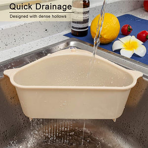 Triangular Sink Drain Shelf