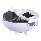 Multifunctional 9 in 1 Vegetable Cutter With Drain Basket