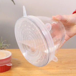 Reusable Silicone Lids (6 Pcs)