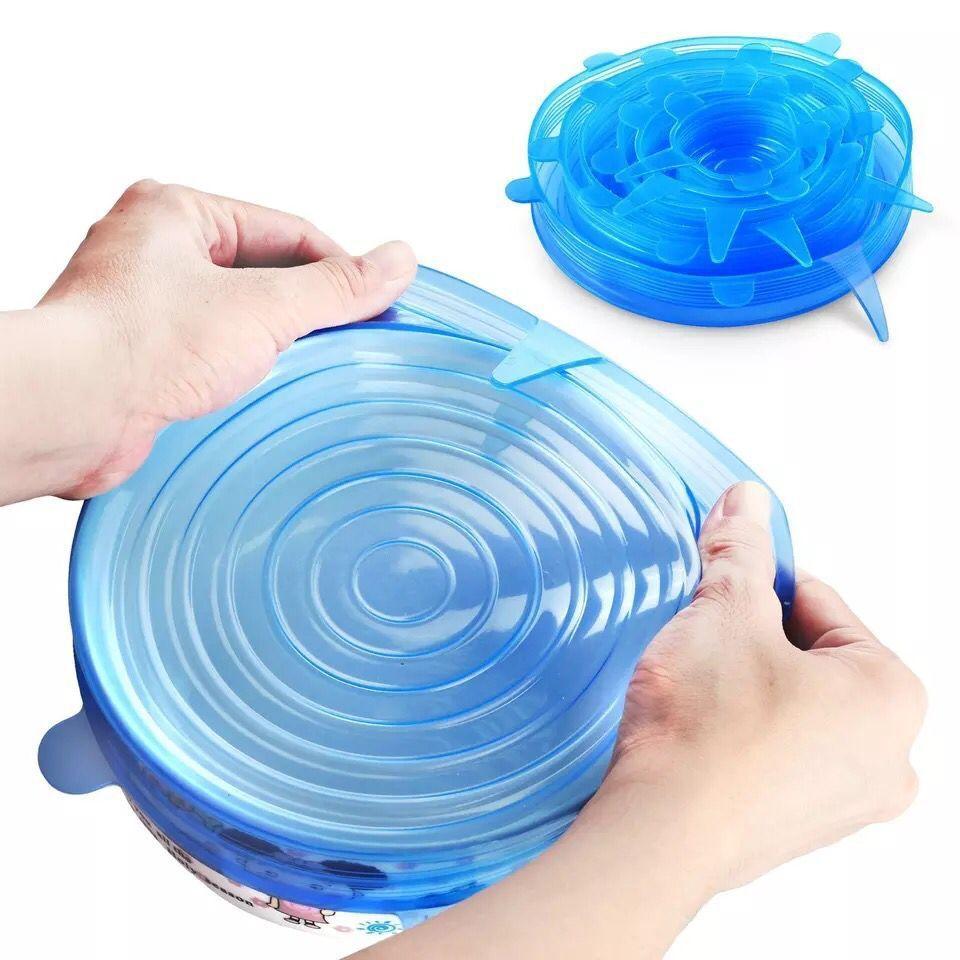 Reusable Silicone Lids (6 Pcs)