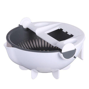 Multifunctional 9 in 1 Vegetable Cutter With Drain Basket