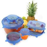 Reusable Silicone Lids (6 Pcs)