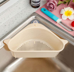 Triangular Sink Drain Shelf